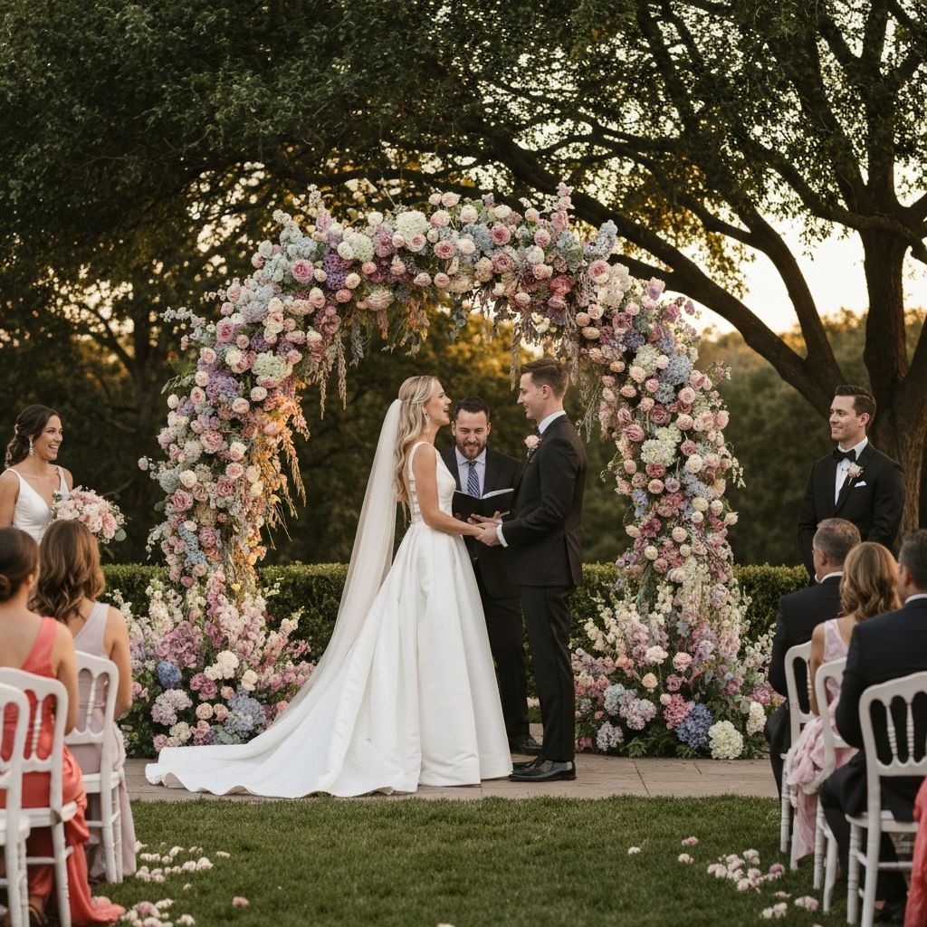 Wedding ceremony moment